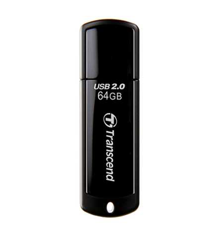 USB накопитель Transcend JetFlash 350 64GB, USB 2.0, Black TS64GJF350