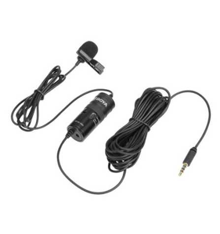 Профессиональный петличный проводной микрофон Boya BY-M1 Pro