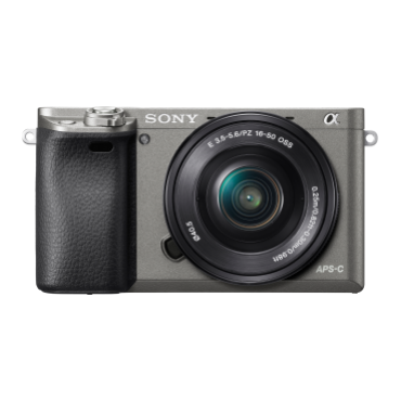 Фотоаппарат Sony ILCE6000L, цвет серый