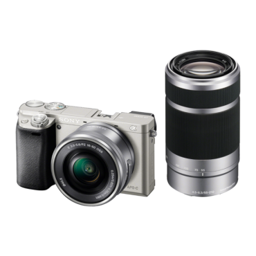 Фотоаппарат Sony ILCE-6000Y, цвет серебристый