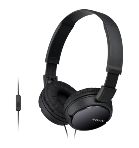 Наушники Sony MDR-ZX110AP, цвет черный