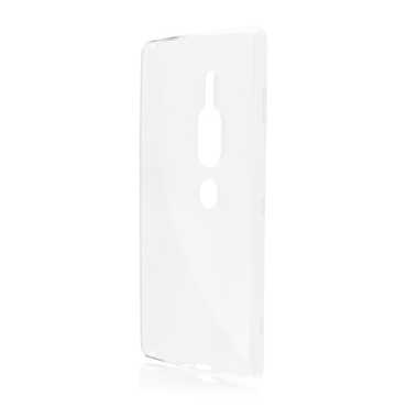 Силиконовый чехол Brosco для Sony Xperia XZ2 Premium, прозрачный