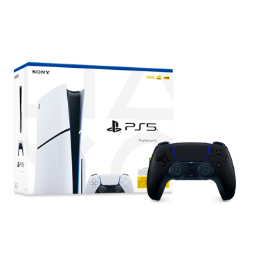 PlayStation 5 Slim, игровая консоль + геймпад черный