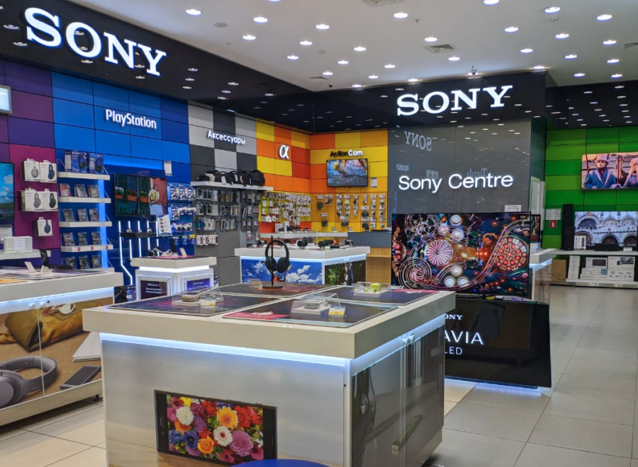 Корпоративный стиль Sony centre