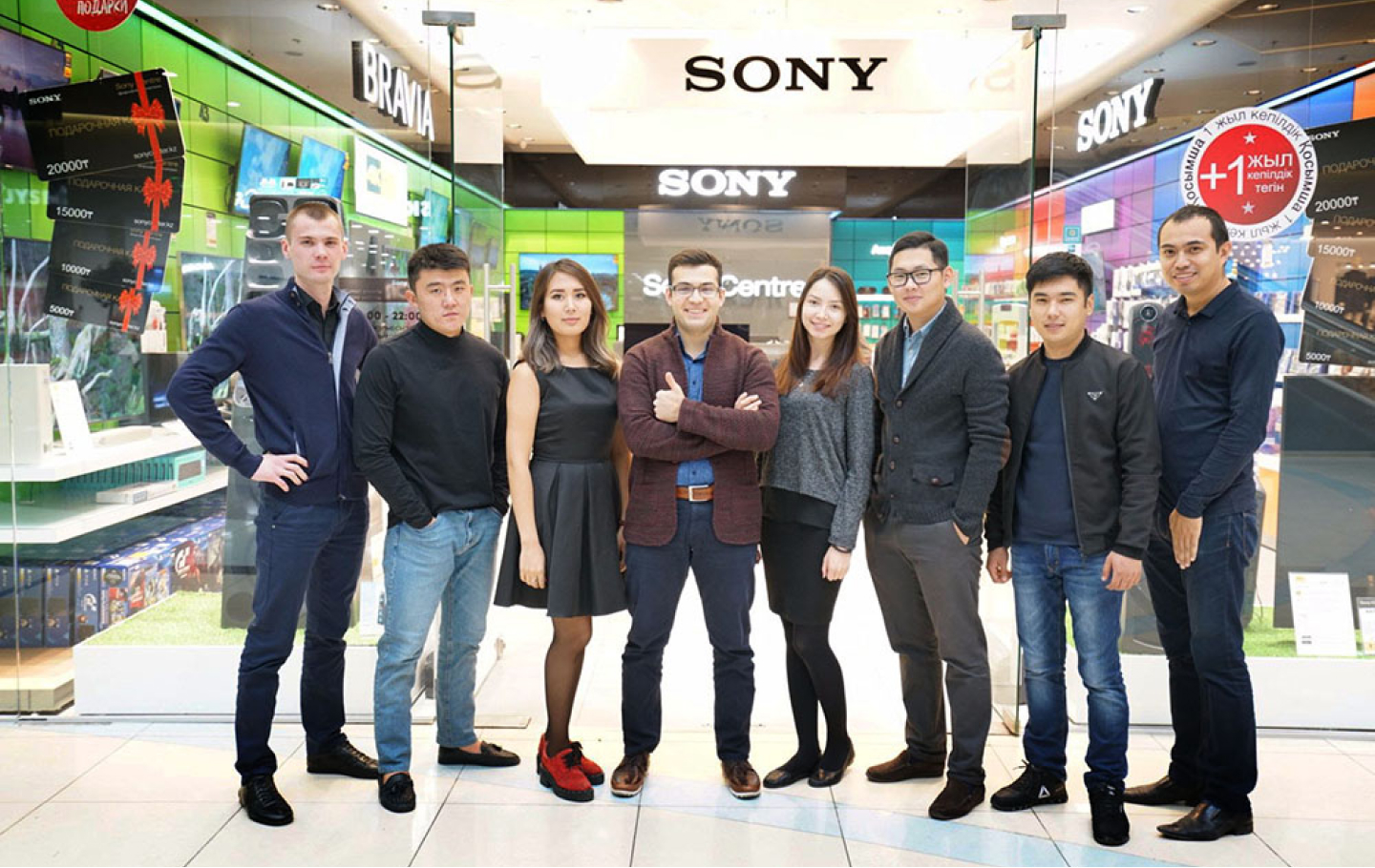 Корпоративный стиль Sony centre